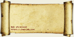 Tanja Jakšić vizit kartica